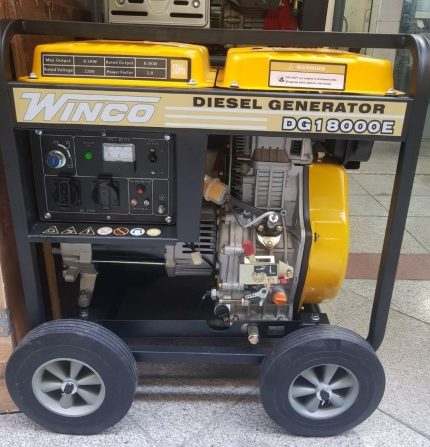 موتور برق دیزلی 8/5کیلو وات وینکو مدل DG15000E ا WINCO